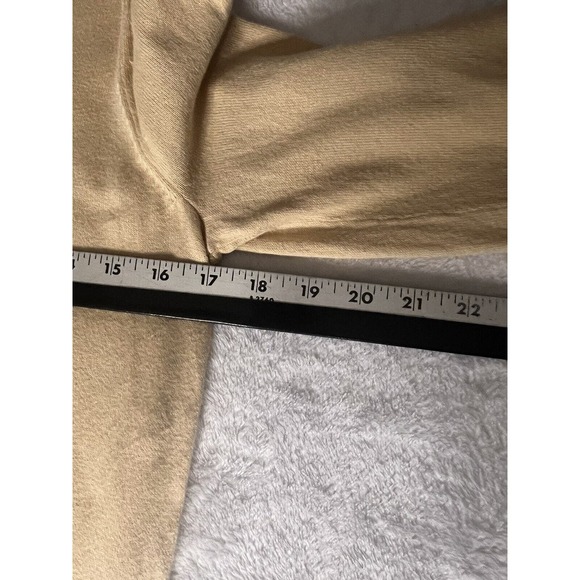 Ann Taylor Loft Sweater Womens Small Yellow Long Sleeve 100% Cotton Pullover - Picture 5 of 7